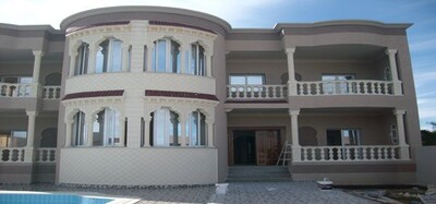 a fabulous villa in full greenery on two levels