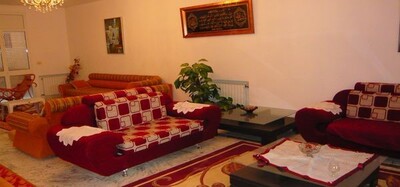 a spacious ground floor movable feet in the water