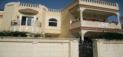 a beautiful villa a few meters from the sea floor