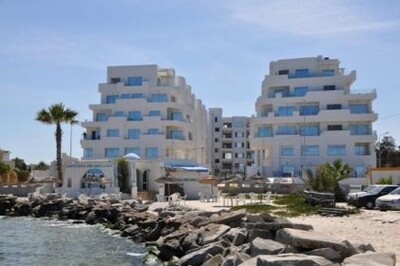 a charming beachfront kantaoui appartementement