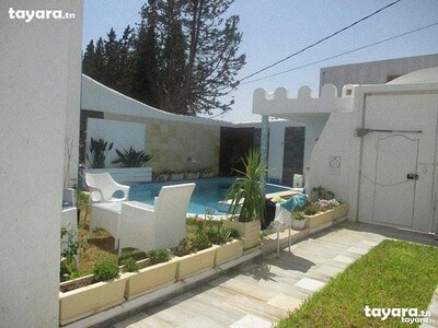 AV villa avec piscine style sidi boussaid moderne