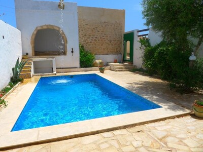 Houch param in the tourist area furnished with pool