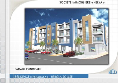 Nouveaux appartements à 300m de la plage à Hergla