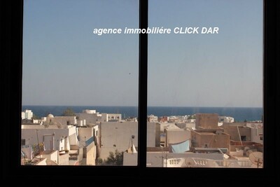 appart très neuf vue de mer à hammamet nord