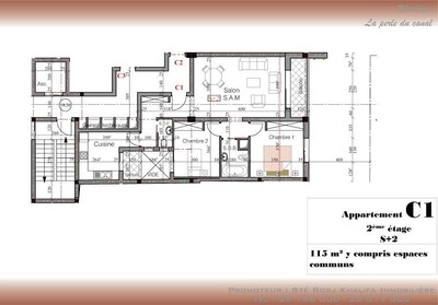 Appart s+2 en cours de construction