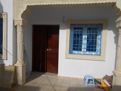 Av rezdechaussée d’une maison à hammamet