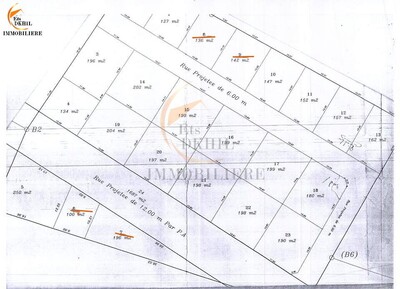 T 07: Terrain de 4 lots a Borj Taleb Bizerte