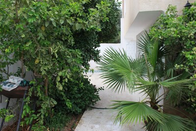 Maison vendre avec jardin et abri de voiture