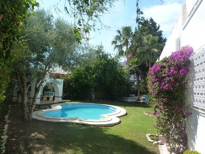 Belle villa meublée avec piscine à kantaoui