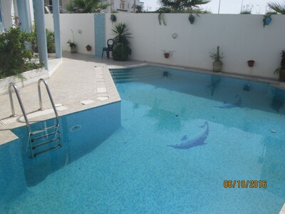 villa avec piscine à hergla