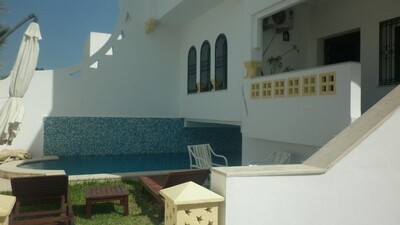 Villa avec piscine à louer à hammamet sud
