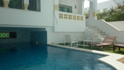 Une villa de charme avec piscine à hammamet sud