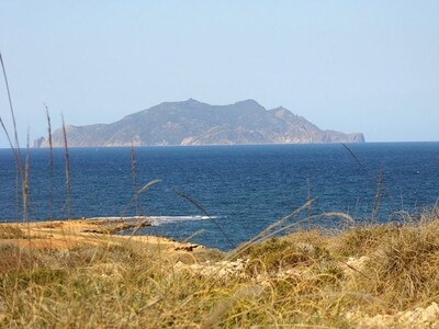Terrain Agri au bord de la mer