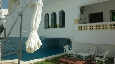 Villa bien équipée avec piscine à hammamet sud