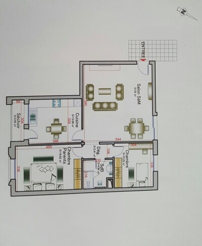 Appartement en cours de construction à Mrezgua