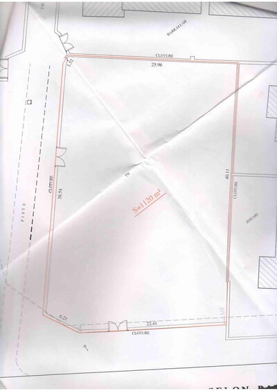 terrain 1120m route saltnia km