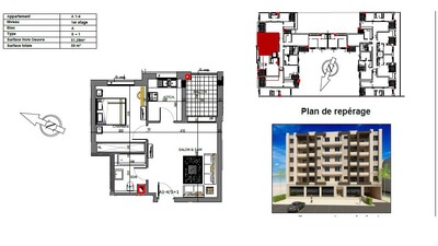 main apartment under construction to road of Mrezgua