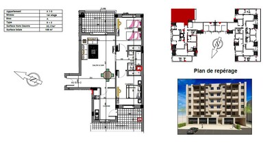 appartementt under construction at main road of Mrezgua