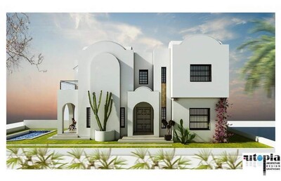 Sale a nice unfinished villa on two levels with pis