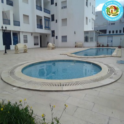 nice apartment in a residence speaking with pool