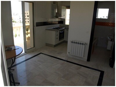 Appartement s+1 haut standing neuf avec terrasse vue mer