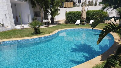 Location pour les vacanciers une belle villa a hammamet
