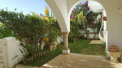 location estivale appartement s+3 avec jardin a jinen hammamet