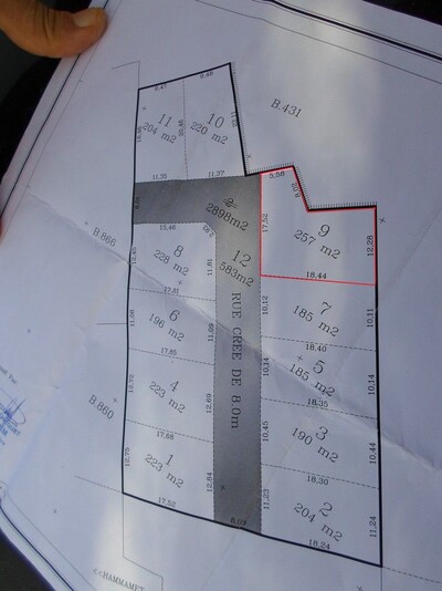 257m² a mrézga hammamet nord