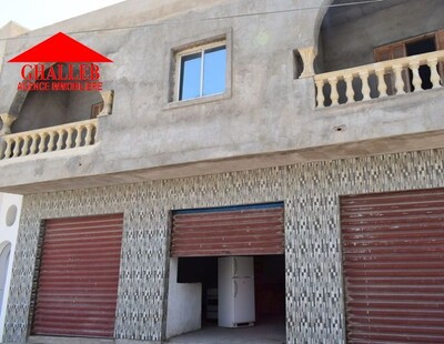 a vendre trois garages maison et studio à bir bouragba