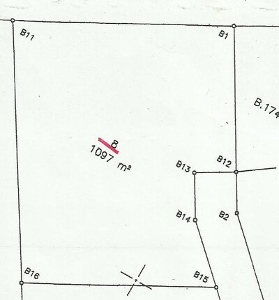 Terrain de 1097 m² à Hammamet Nord