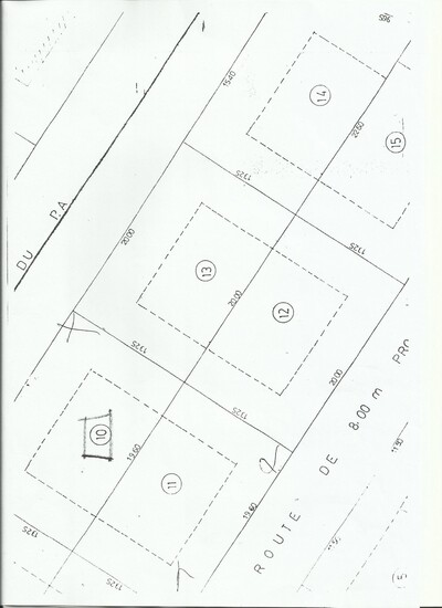 terrain nu constructible à Manaret el Hammamet