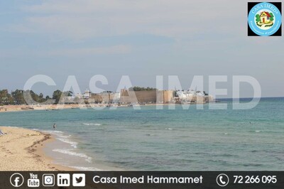 appartement plein corniche hammamet