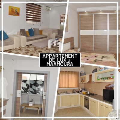 appartement à maamoura à quelques pas de la plage