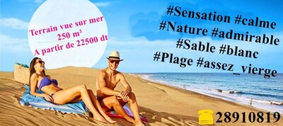 Des terrains à vendre prés de la plage