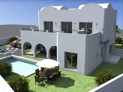 Villa spectacle avec magnifique vue de jardin