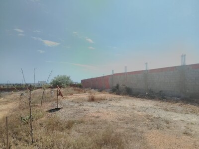 Terrain à sidi hammed clôturé avec vue de mer
