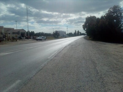 terrain commaercial al route G bouficha