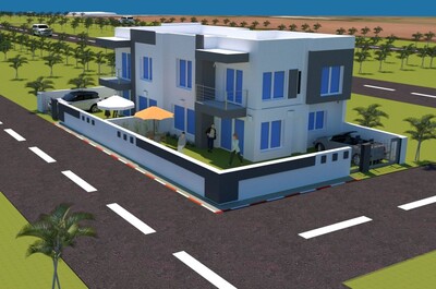 Duplex a karkouen in construction run 100 m from the beach