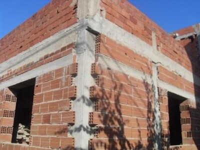 unfinished American style villa