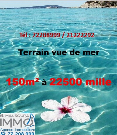 lotissement vue de mer à kalibia