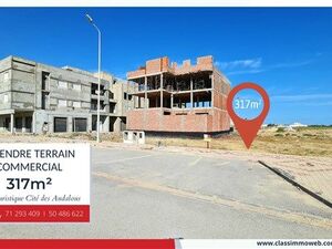 Terrain de 317 de coin Commercial Résidentiel