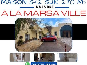 Maison 270 à la Marsa Ville