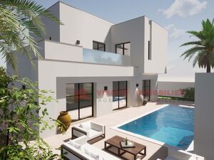 CONSTRUIRE VILLA AVEC PISCINE EN ZONE URBAINE À DJERBA TUNISIE