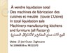 Usine avec toute les machines de fabrication meuble