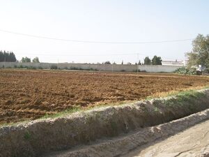 Terrain sur 2 façade de la route+
