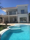 Villa has the rock pool