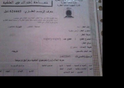 مخطط العقار